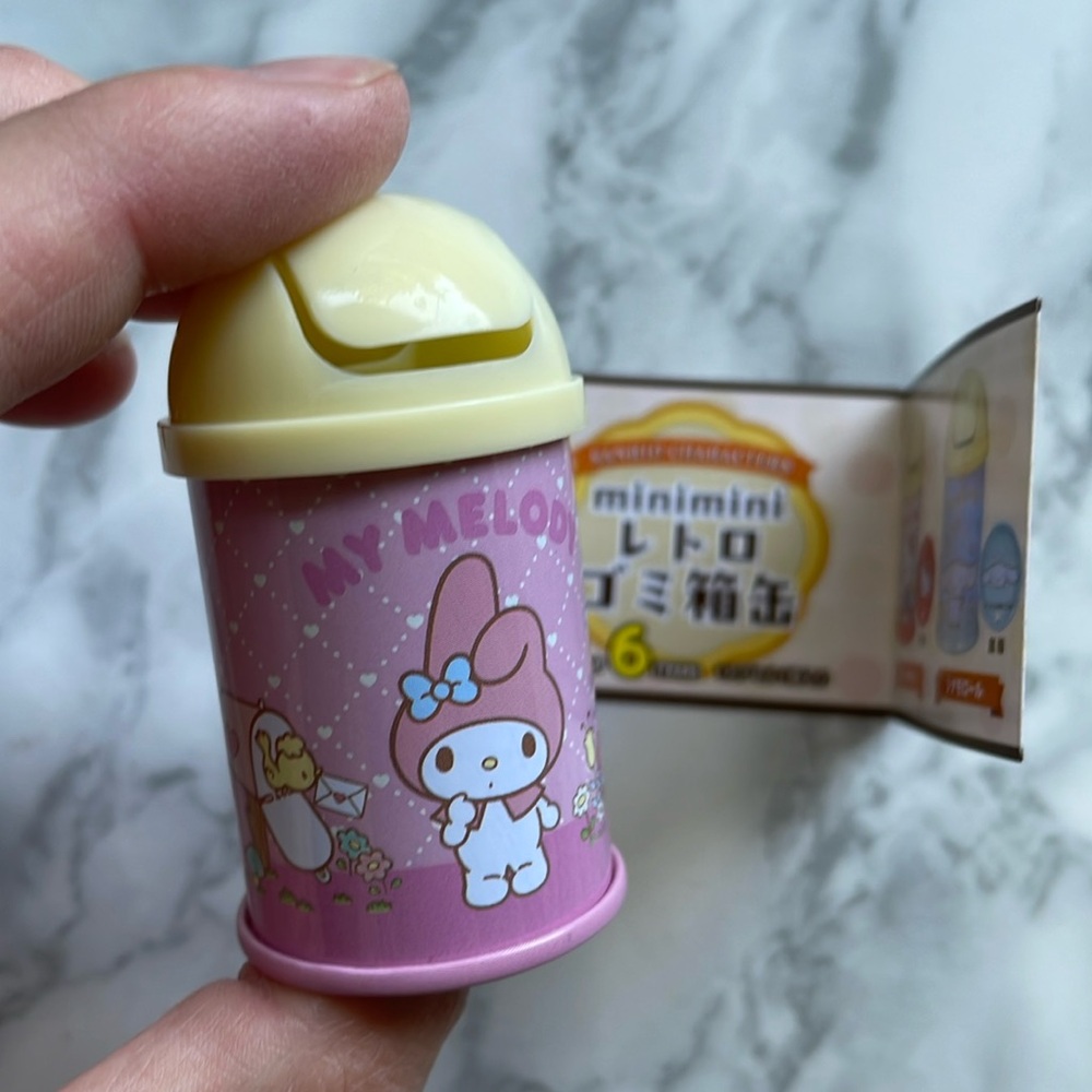 Sanrio - Mini garbage bucket - My Melody Japan gachapon New
